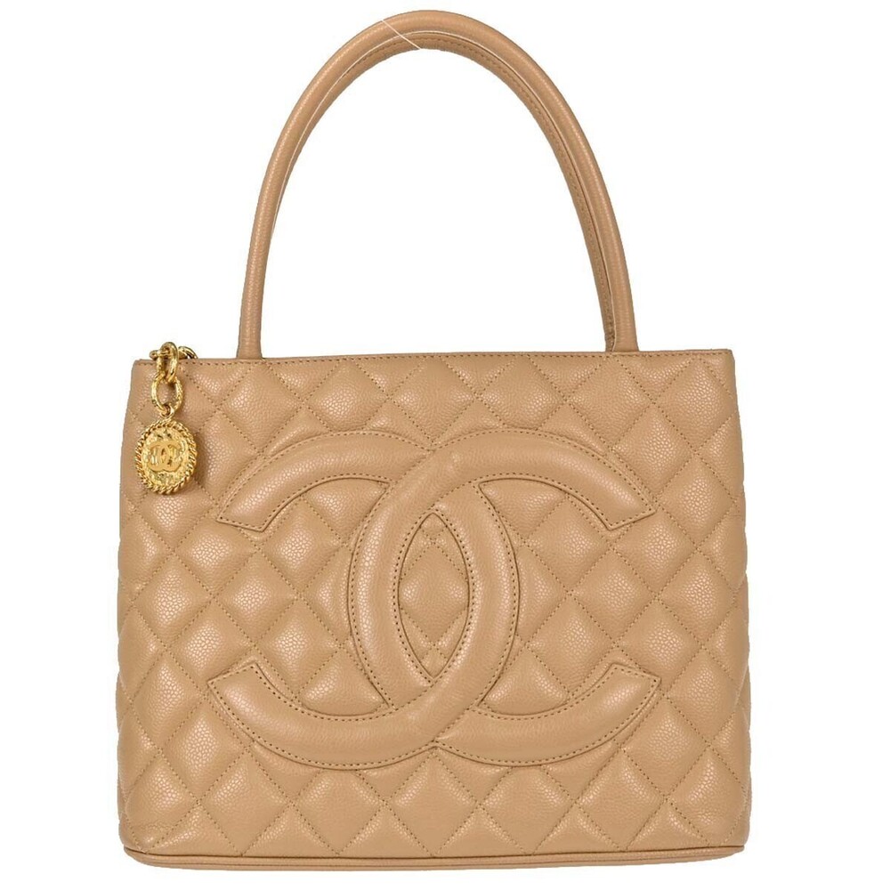 Chanel Medallion Quilted Caviar